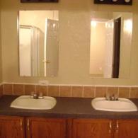 Bathroom double vanity